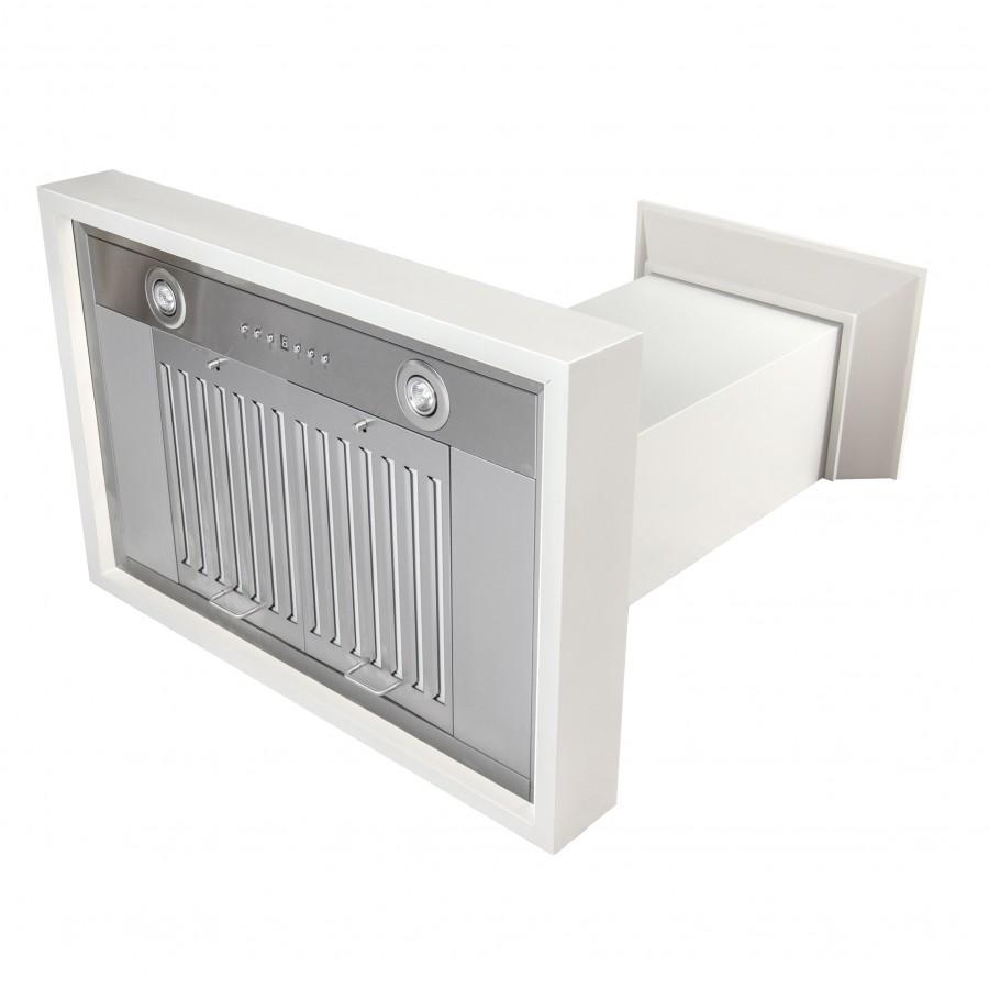 ZLINE 36" Wooden Wall Range Hood, Cottage White, KBTT-36