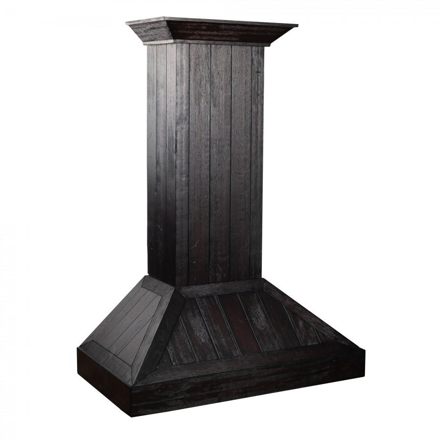 ZLINE 36" Wooden Wall Range Hood, Rustic Dark, KPDD-36