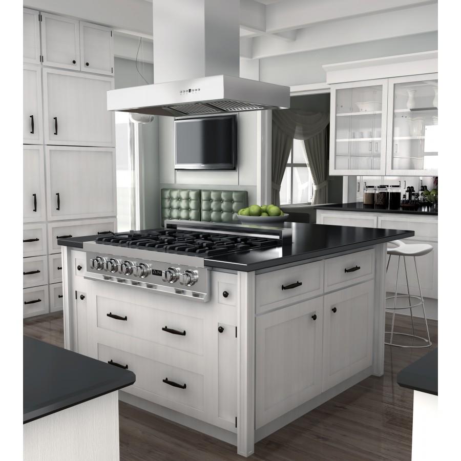 ZLINE 42" Outdoor/Indoor Island Range Hood, KECOMi-304-42