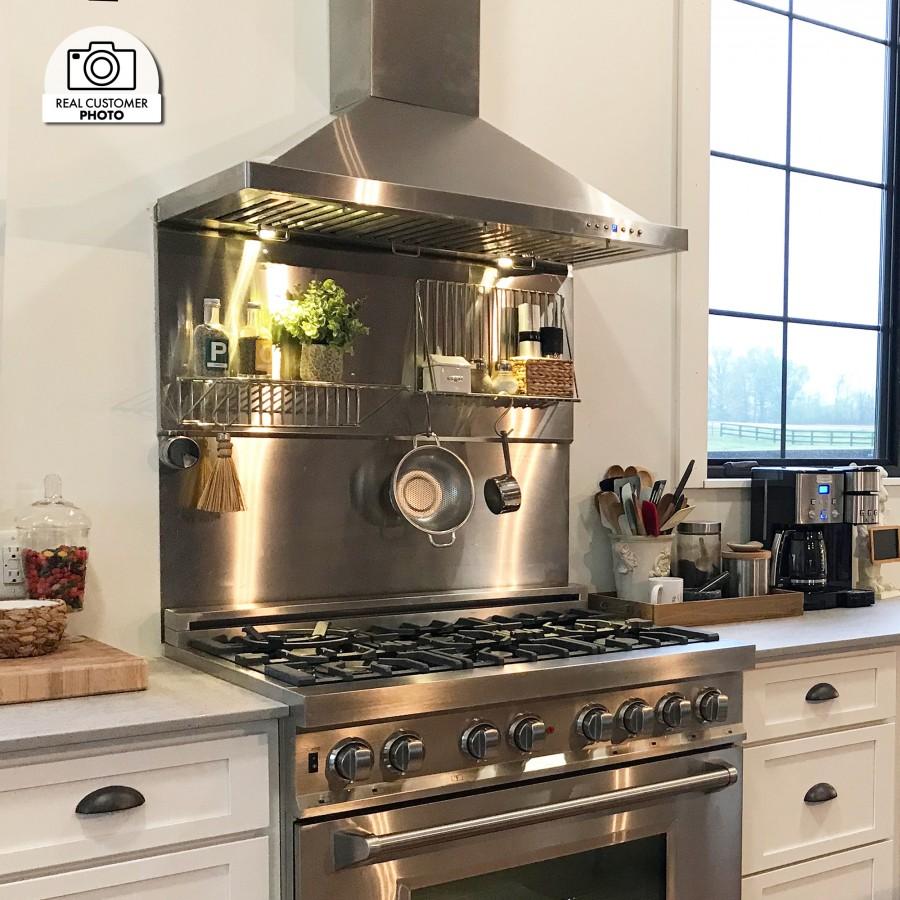 ZLINE 42" Outdoor/Indoor Stainless Steel Wall Range Hood, KB-304-42