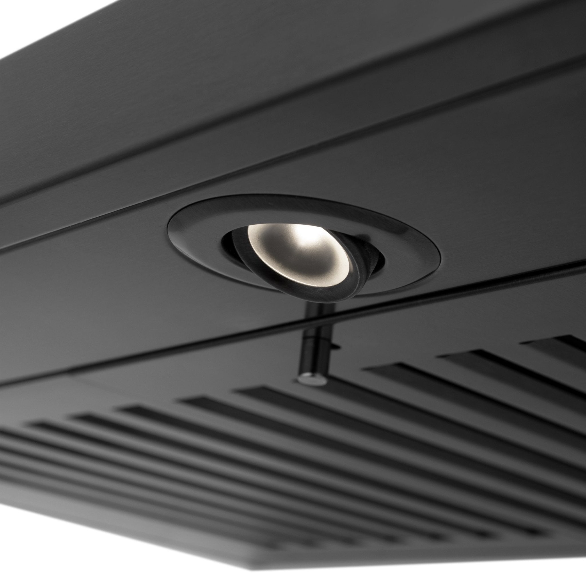 ZLINE 42" Wall Black Stainless Range Hood, Crown Speakers, BSKBNCRN-BT-42