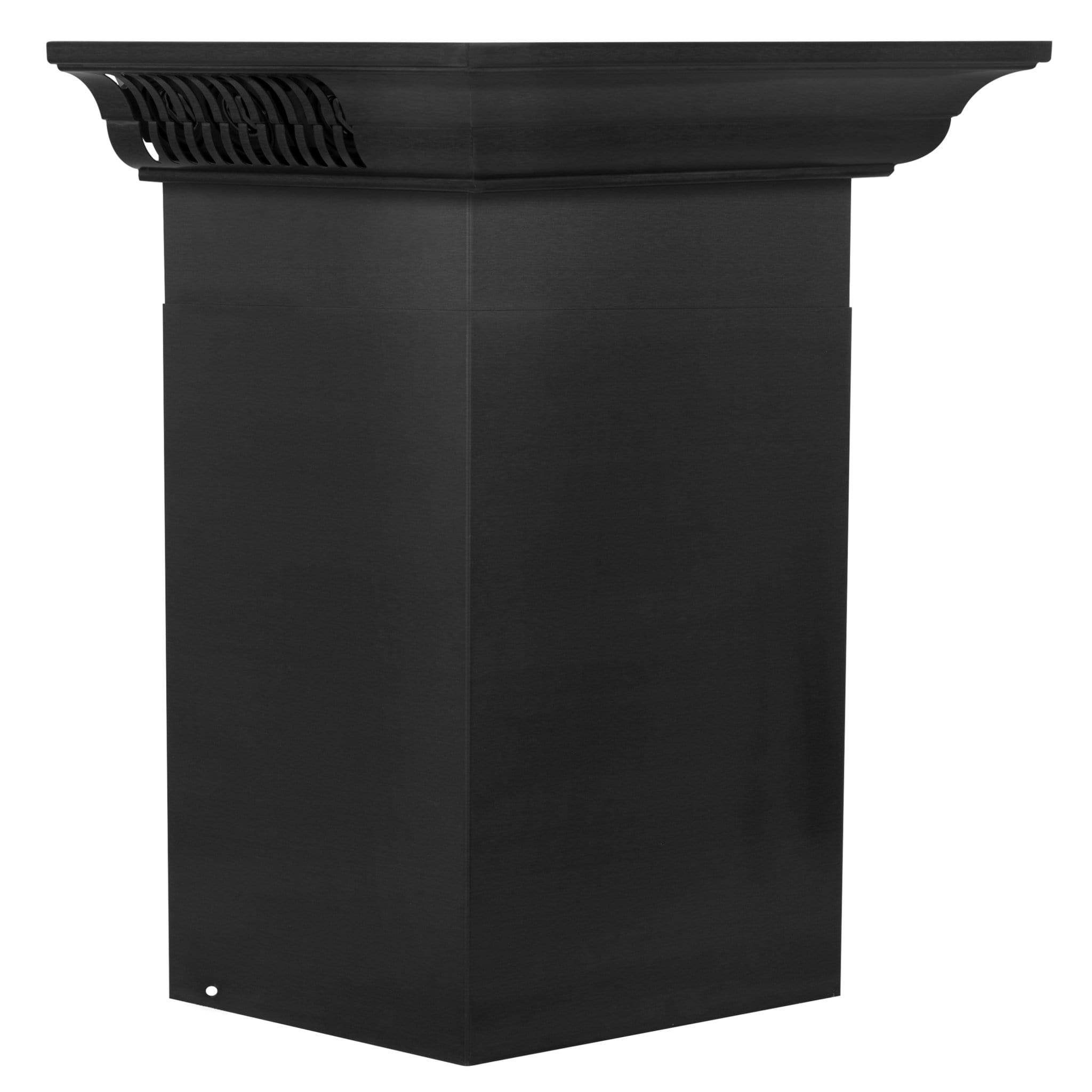 ZLINE 42" Wall Black Stainless Range Hood, Crown Speakers, BSKBNCRN-BT-42