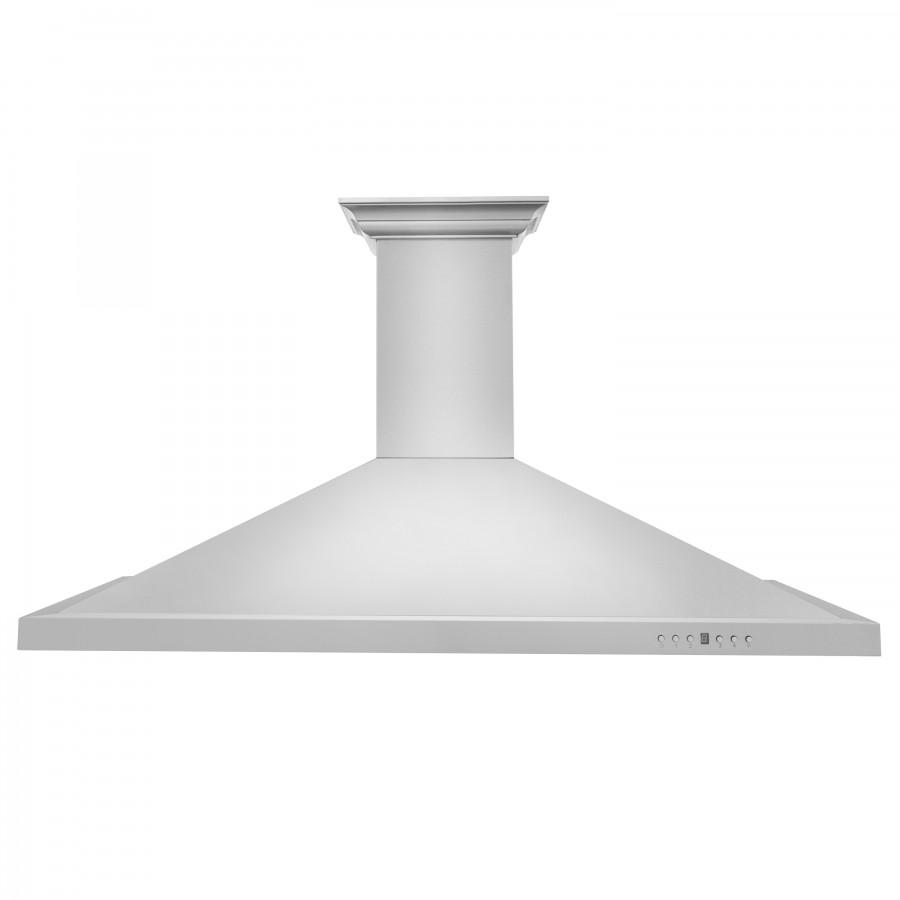 ZLINE 42" Wall Range Hood, Built-in CrownSound® Bluetooth Speakers, KBCRN-BT-42