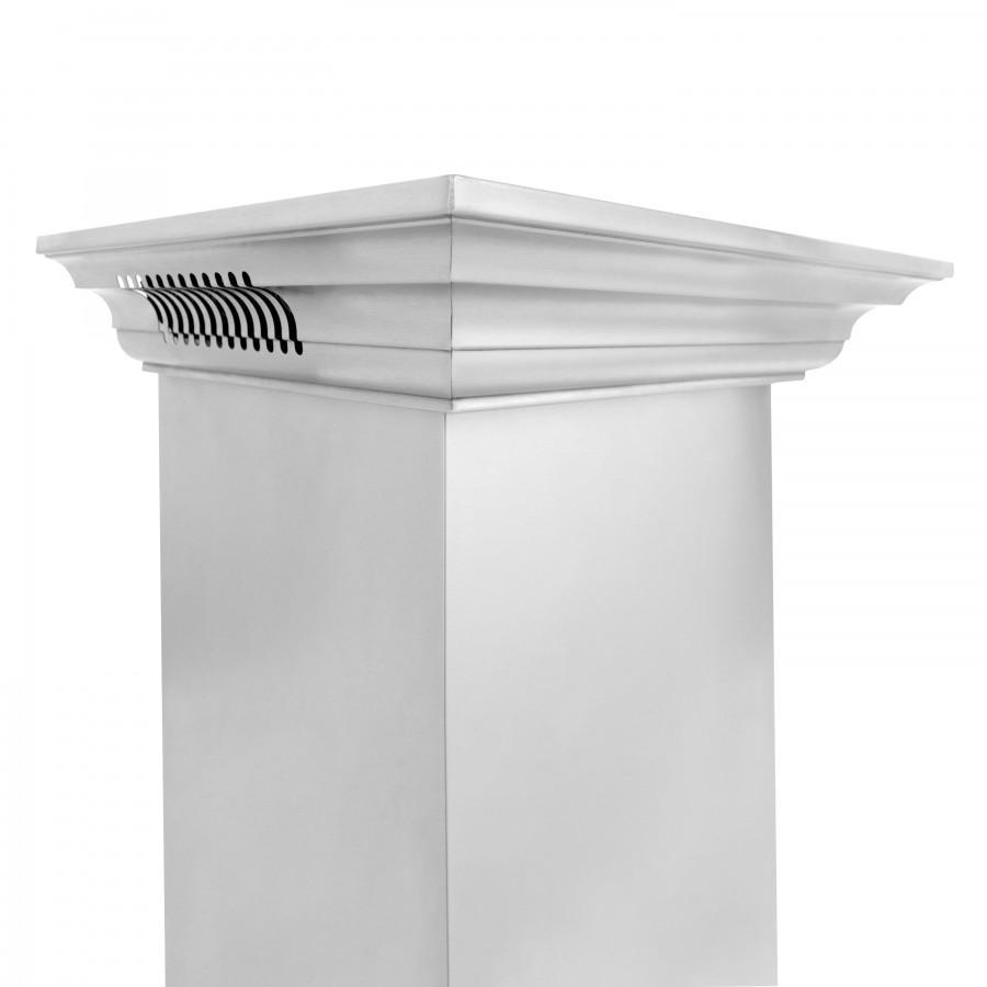 ZLINE 42" Wall Range Hood, Built-in CrownSound® Bluetooth Speakers, KECRN-BT-42