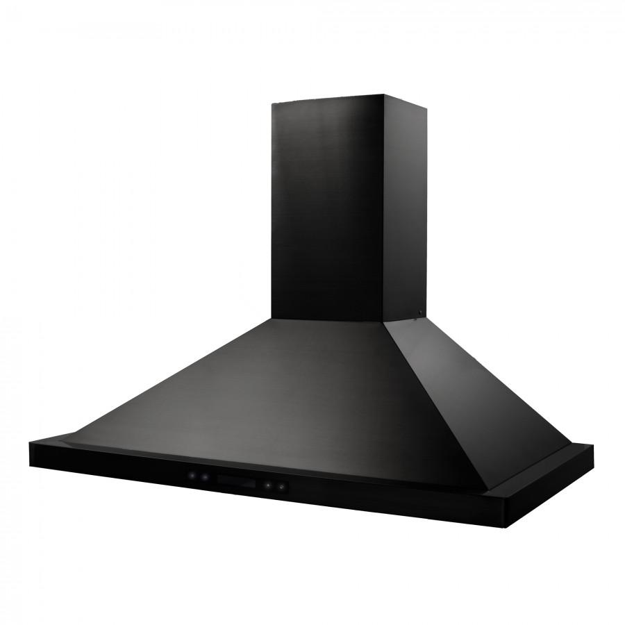 ZLINE 42" Wall Range Hood in Black Stainless Steel, BSKBN-42