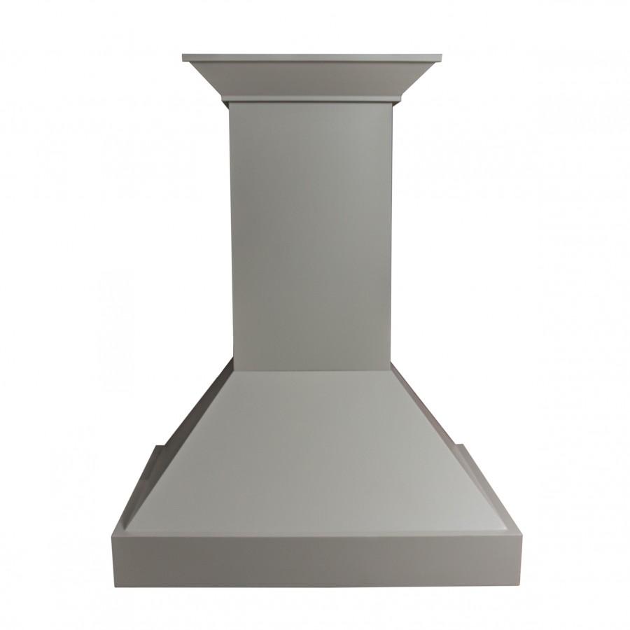 ZLINE 42" Wooden Wall Range Hood in Gray, KBUU-42