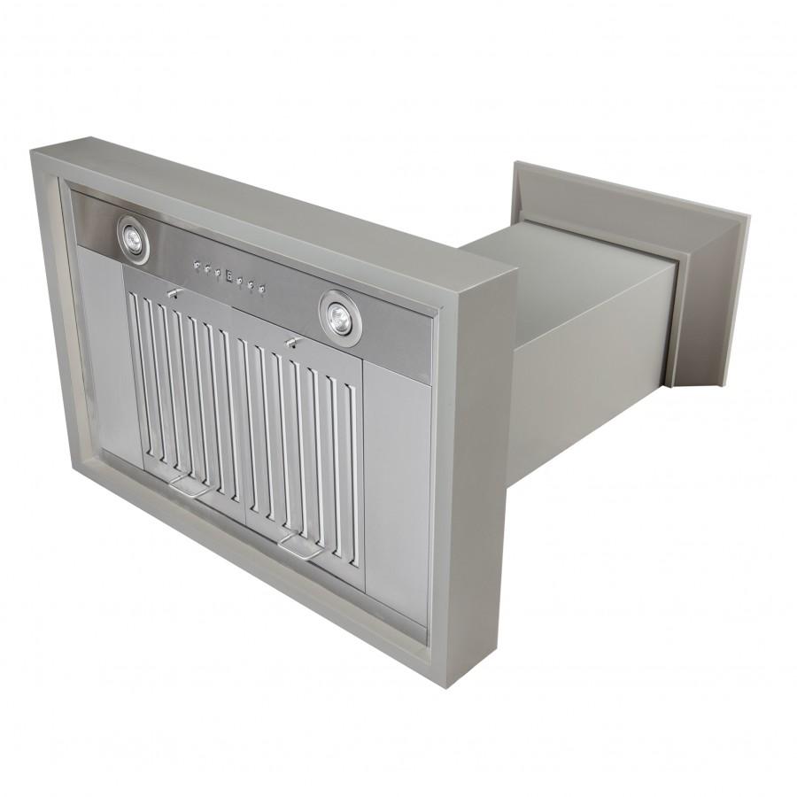 ZLINE 42" Wooden Wall Range Hood in Gray, KBUU-42