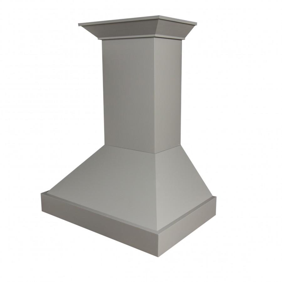 ZLINE 42" Wooden Wall Range Hood in Gray, KBUU-42