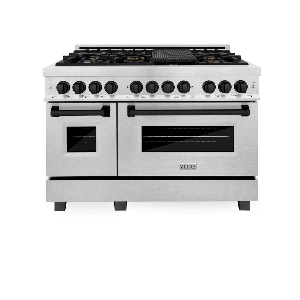 ZLINE 48" Autograph Dual Fuel Range, RASZ-SN-48-MB