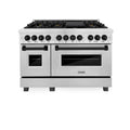 ZLINE 48" Autograph Dual Fuel Range, RASZ-SN-48-MB