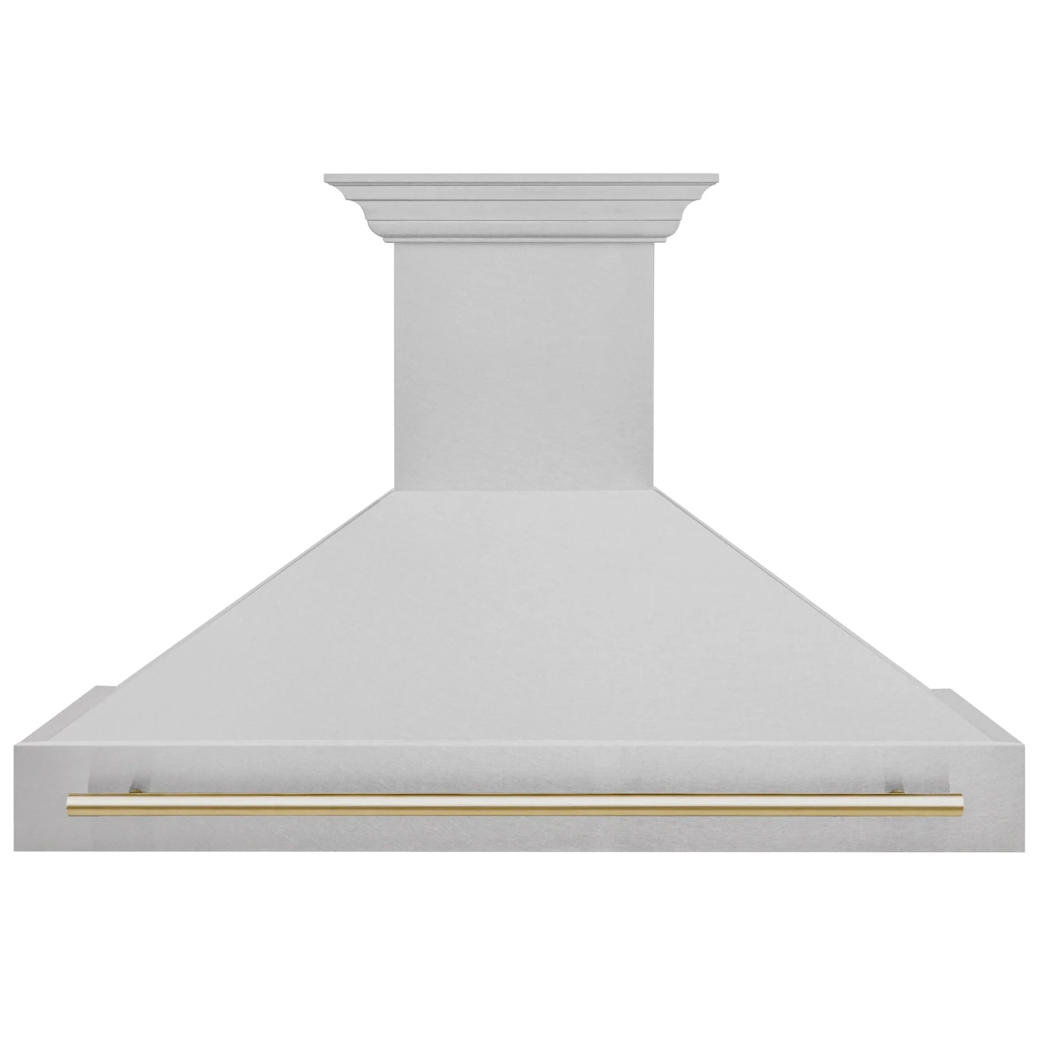 ZLINE 48" Autograph DuraSnow Stainless Steel Hood 8654SNZ-48-G