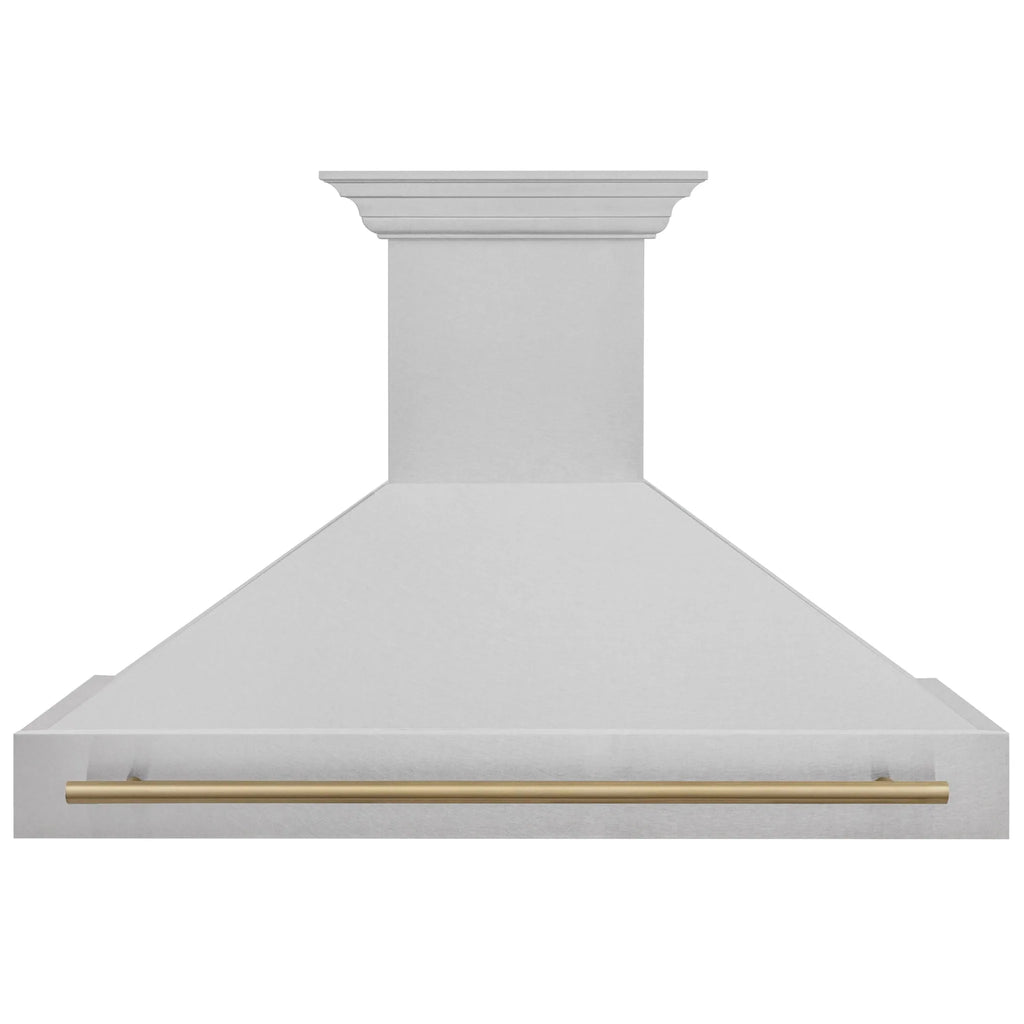 ZLINE 48" Autograph DuraSnow Stainless Steel Hood 8654SNZ-48-G