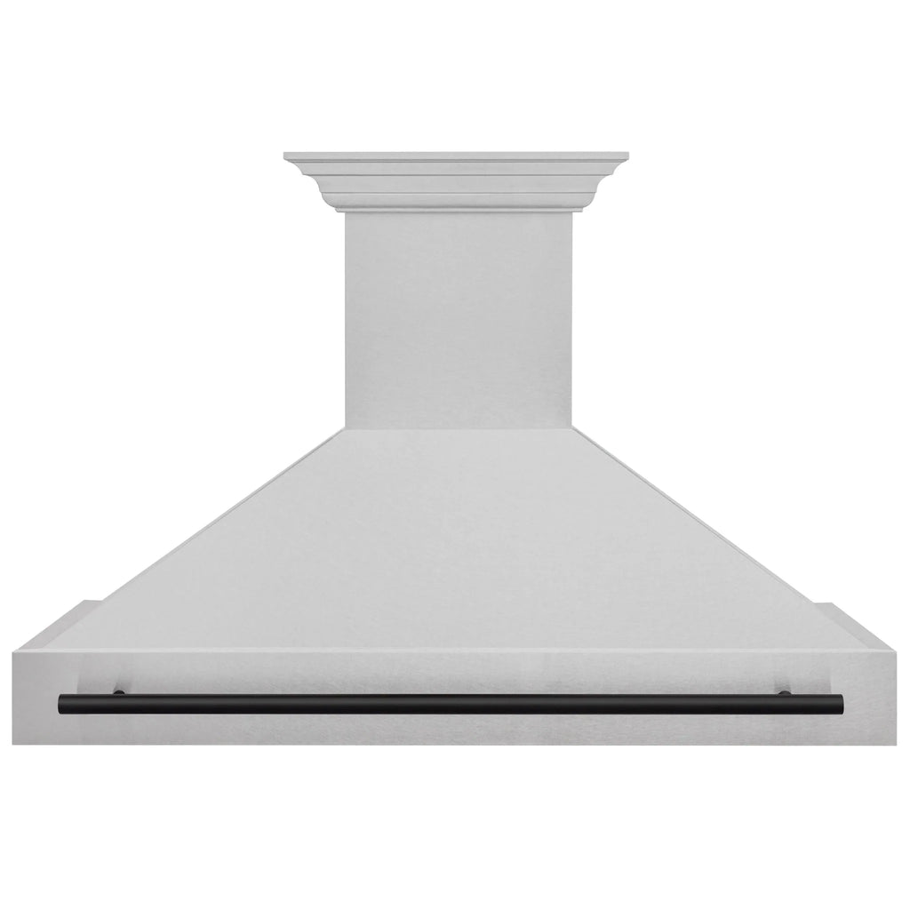 ZLINE 48" Autograph DuraSnow Stainless Steel Hood 8654SNZ-48-MB