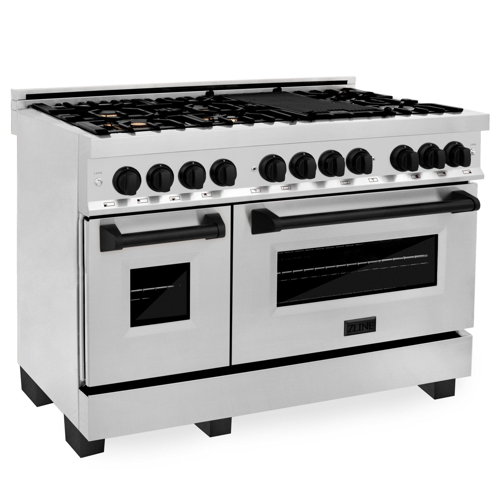 ZLINE 48" Autograph Edition, Dual Fuel Range, RAZ-48-MB
