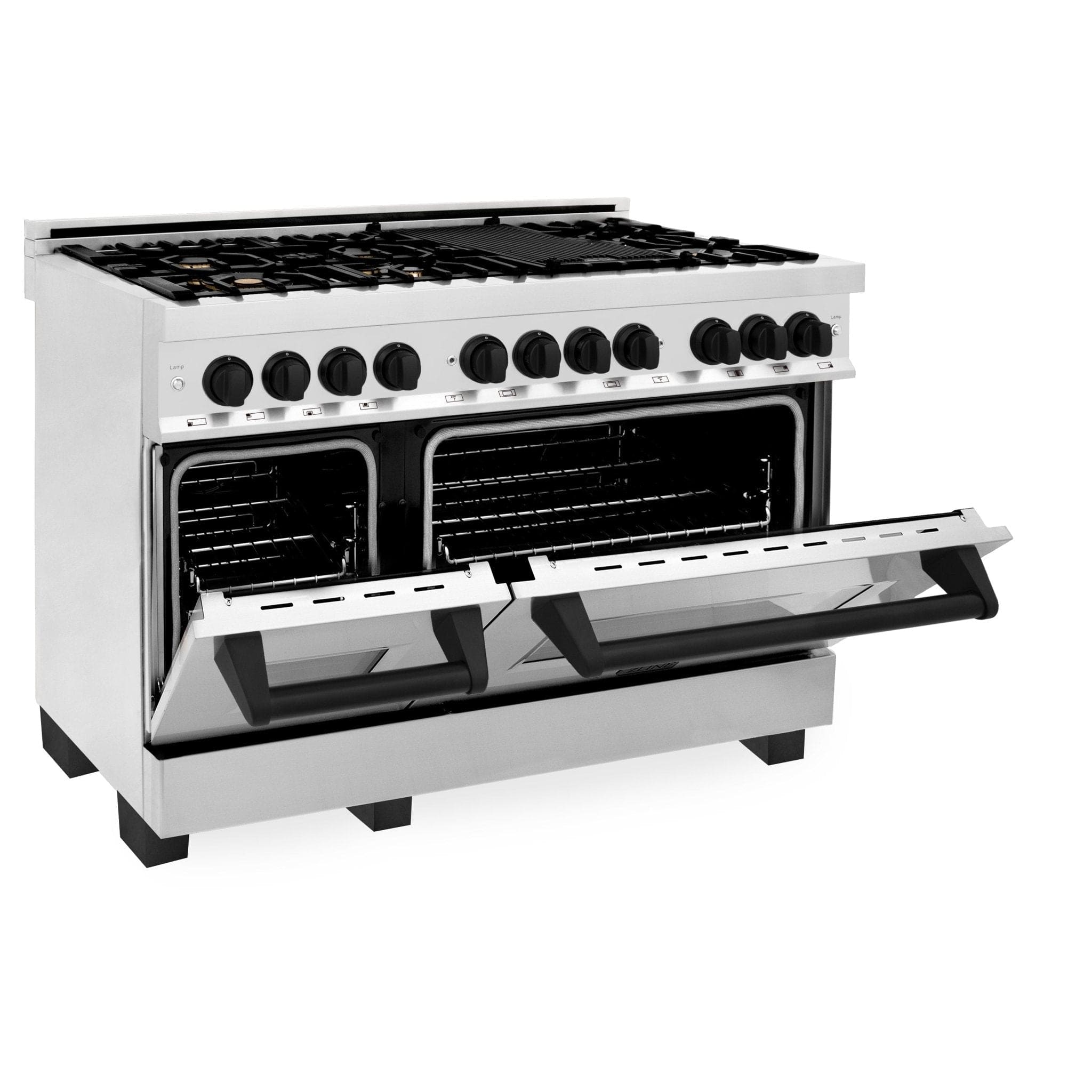 ZLINE 48" Autograph Edition, Dual Fuel Range, RAZ-48-MB