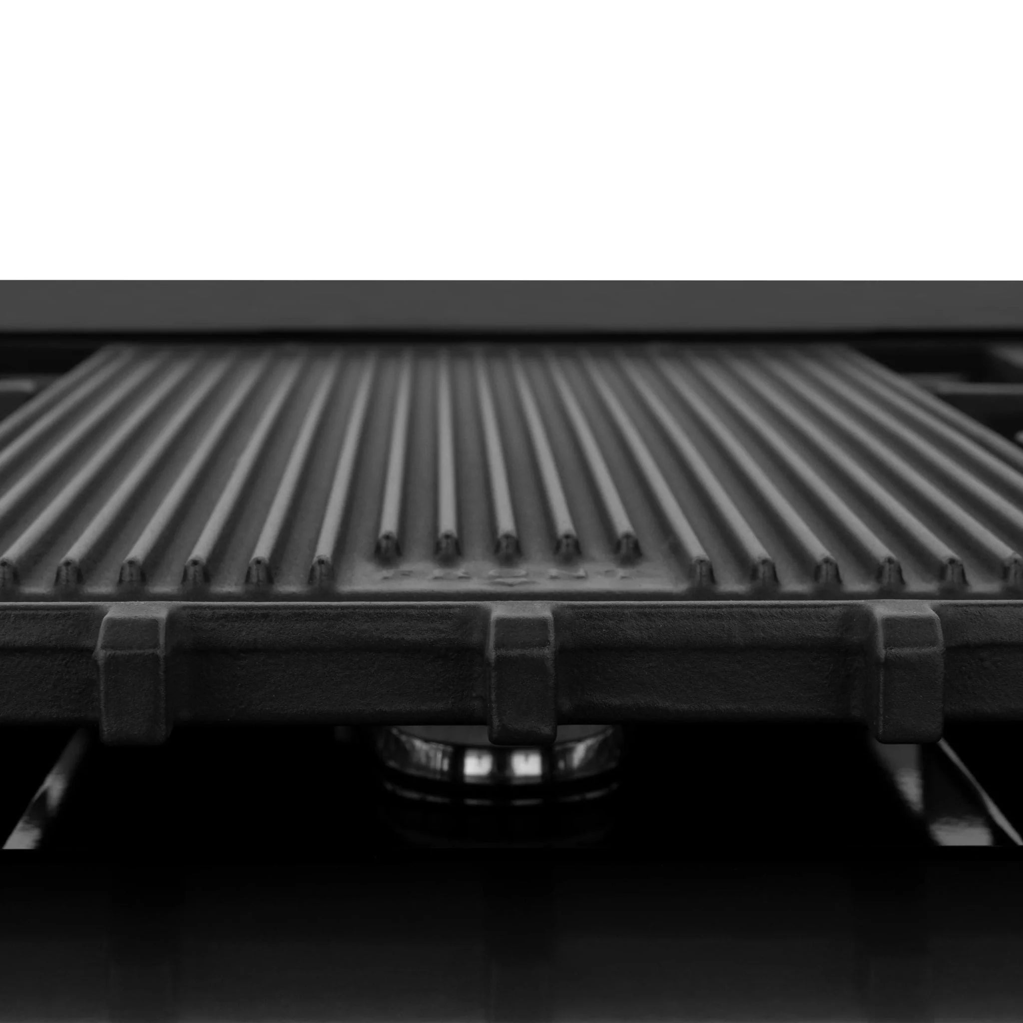 ZLINE 48" Autograph Rangetop, Black Stainless, Champagne Bronze Accents, RTBZ-48-CB
