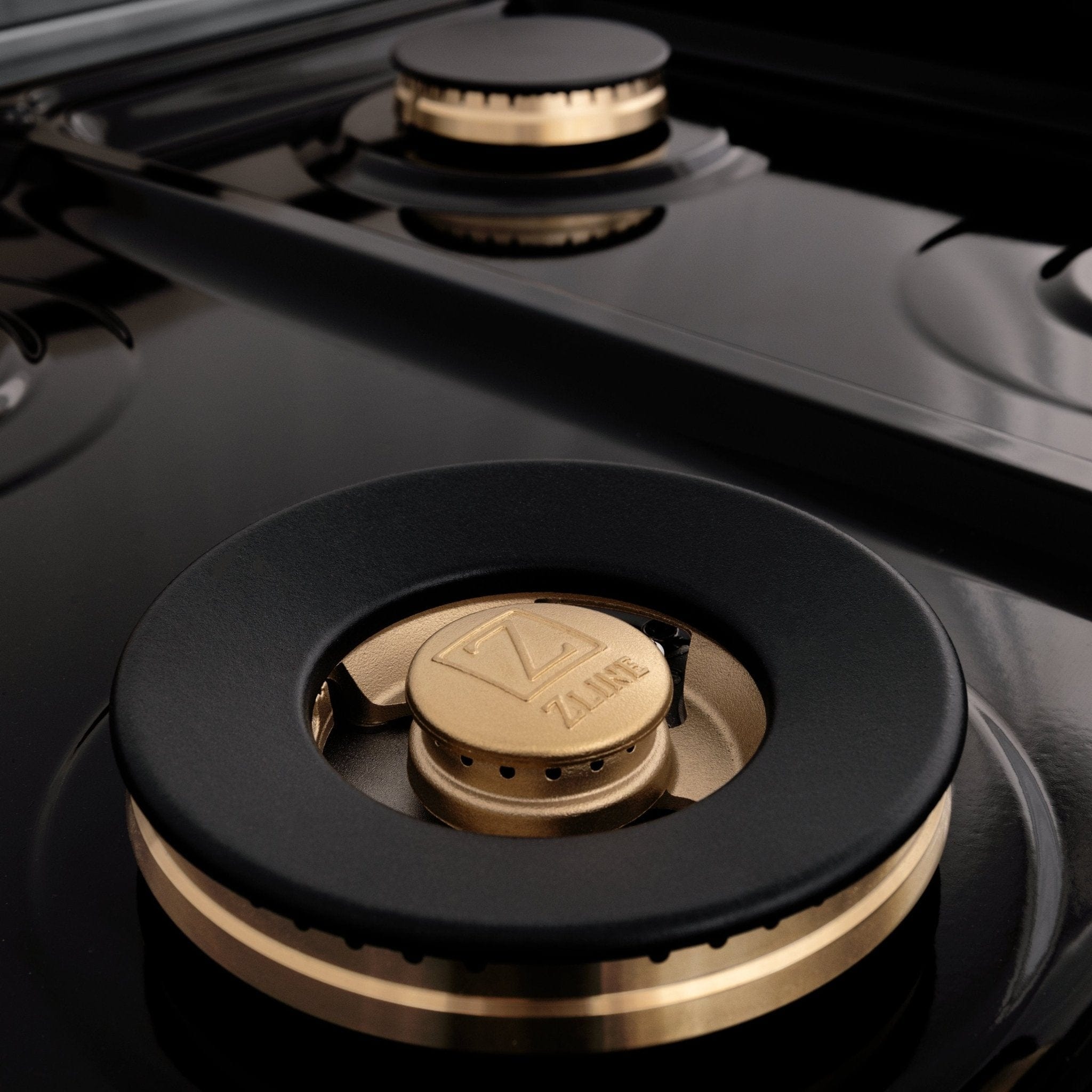 ZLINE 48" Autograph Rangetop, Stainless, Gold Accents, RTZ-48-G