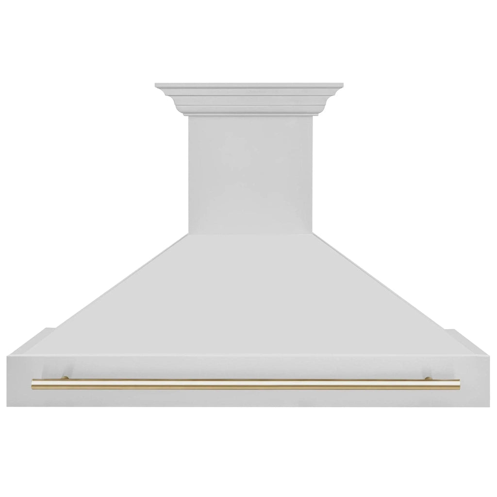 ZLINE 48" Autograph Stainless Wall Range Hood, 8654STZ-48-G