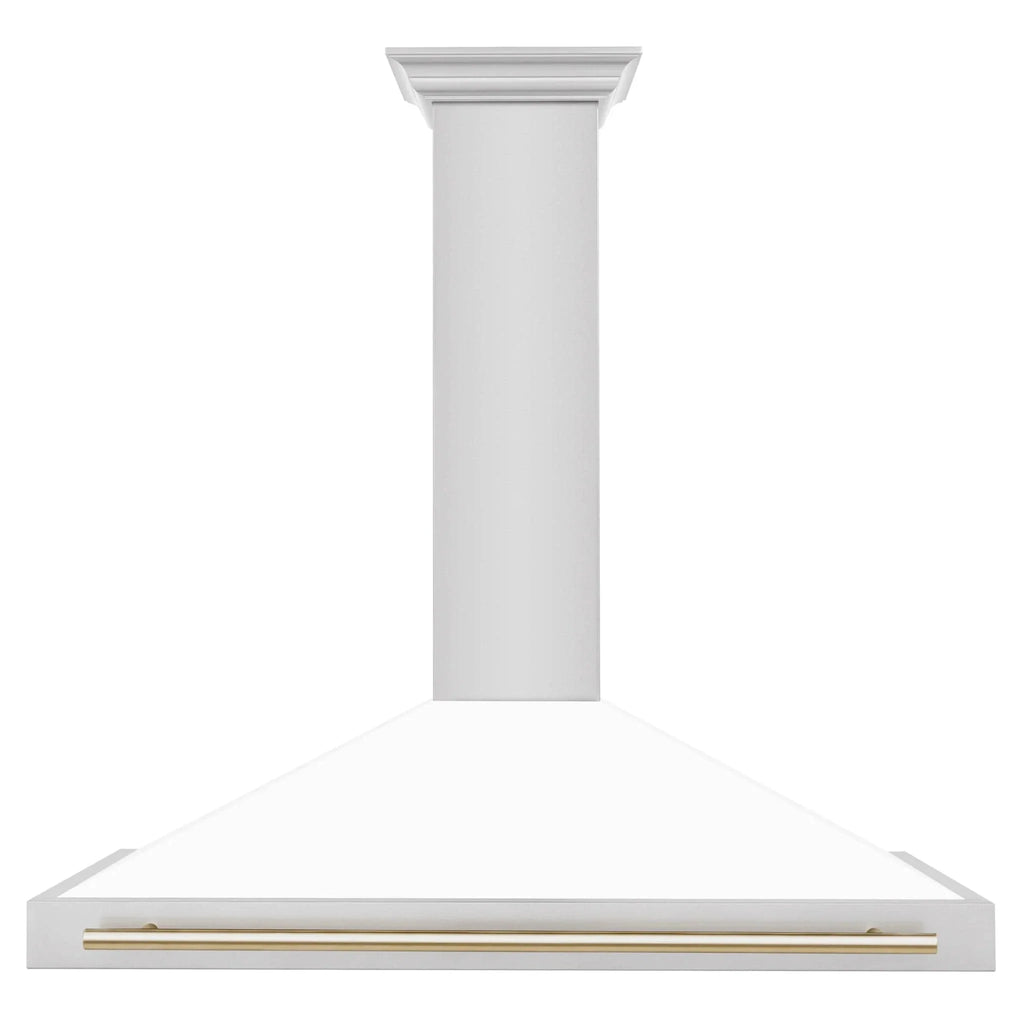 ZLINE 48" Autograph Stainless Wall Range Hood KB4STZ-WM48-MB