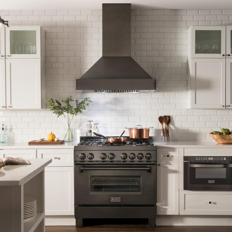 ZLINE 48" Black Stainless Steel Wall Mount Range Hood, BS655N-48