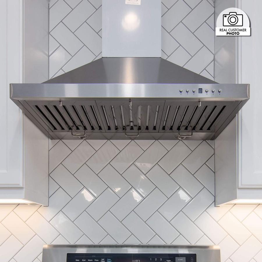 ZLINE 48" Outdoor/Indoor Stainless Steel Wall Range Hood, KB-304-48