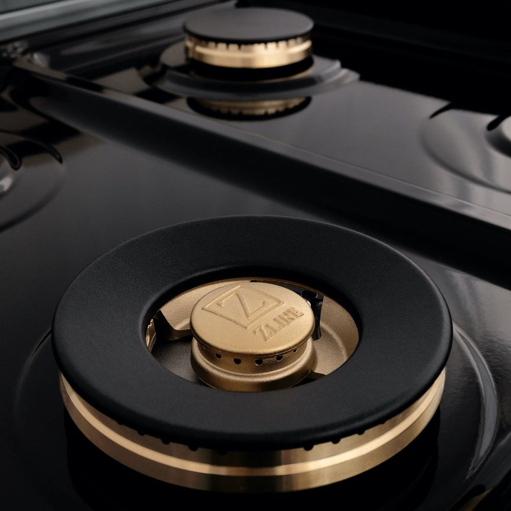 ZLINE 48" Rangetop With 7 Gas Brass Burners, RT-BR-48