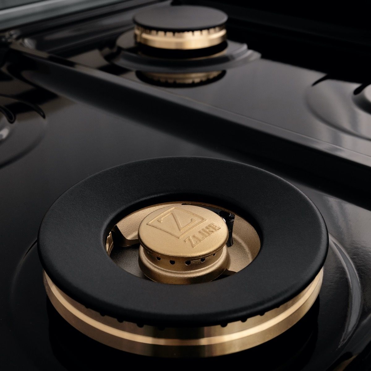 ZLINE 48" Rangetop With 7 Gas Brass Burners, RT-BR-48