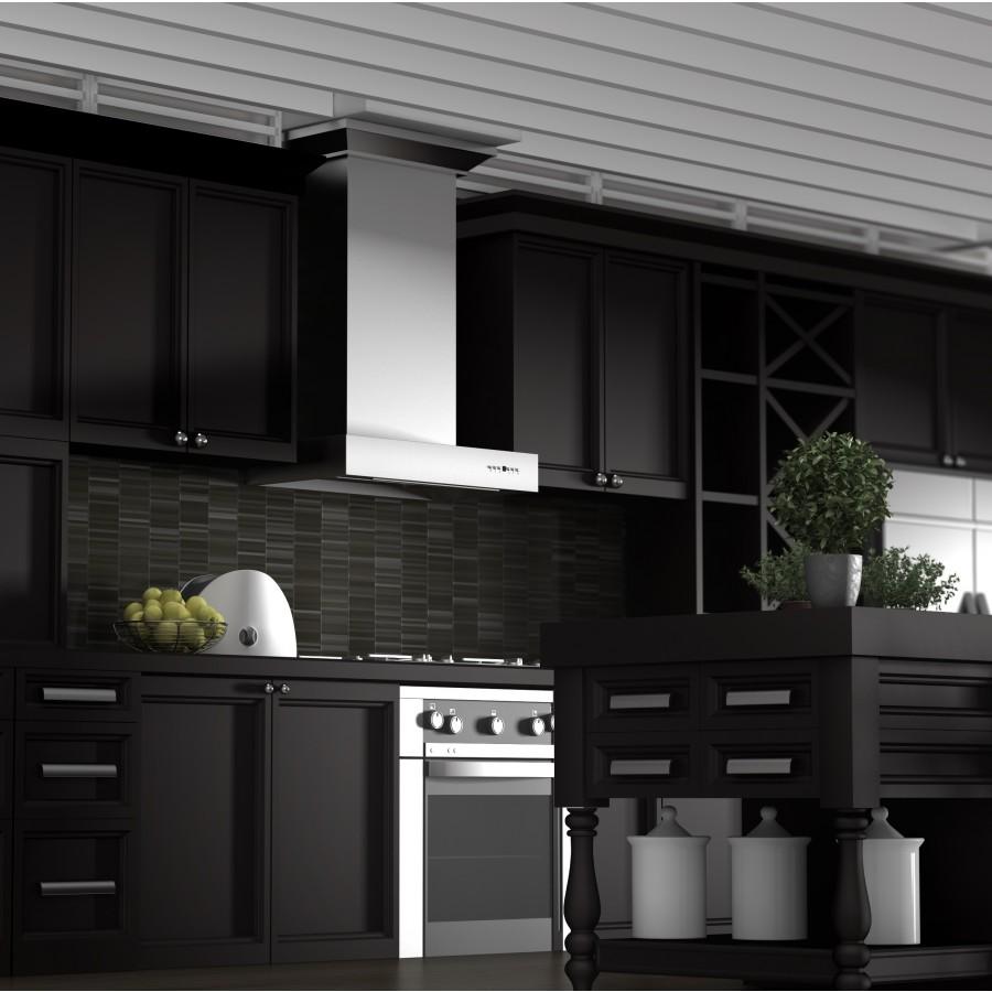 ZLINE 48" Remote Dual Blower Stainless Wall Range Hood, KECOM-RD-48