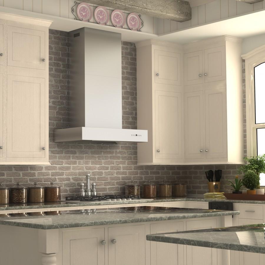 ZLINE 48" Remote Dual Blower Stainless Wall Range Hood, KECOM-RD-48