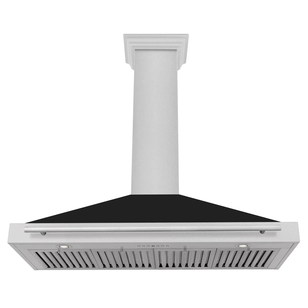 ZLINE 48" Stainless Range Hood Shell, Stainless Handle KB4SNX-BLM-48