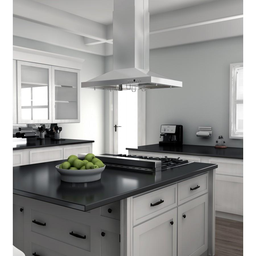 ZLINE 48" Stainless Steel Island Range Hood, GL2i-48