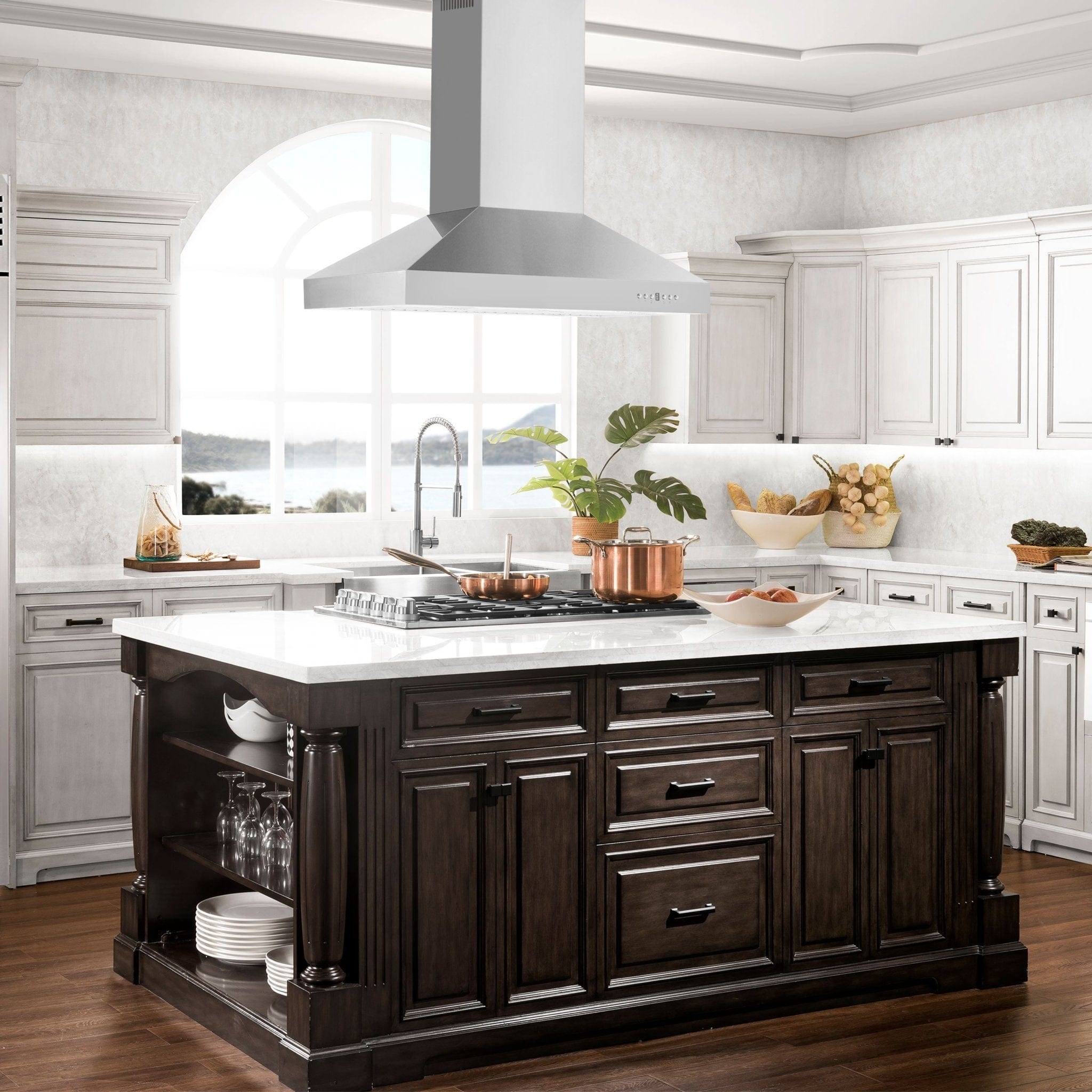 ZLINE 48" Stainless Steel Island Range Hood, KL3i-48