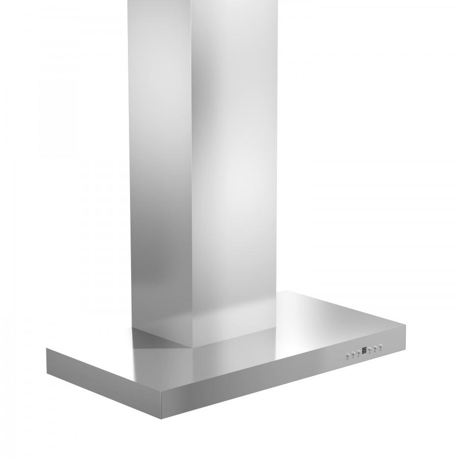 ZLINE 48" Stainless Wall Range Hood with Crown Molding, KECRN-48