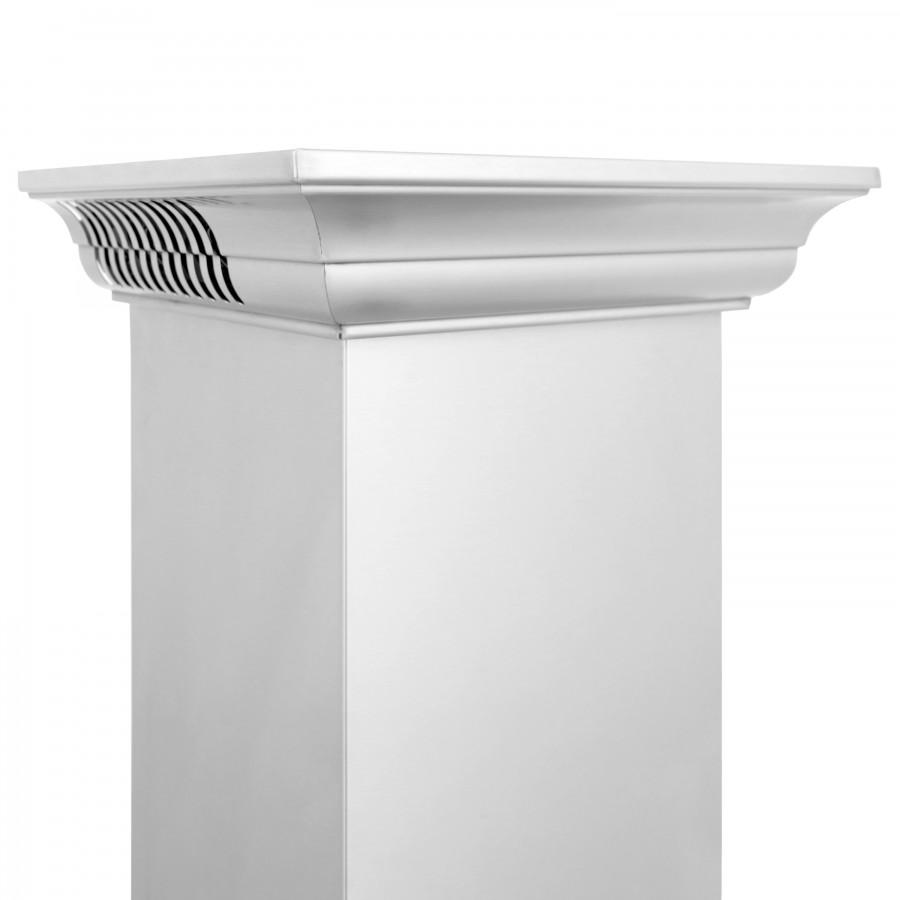 ZLINE 48" Wall Range Hood, Built-in CrownSound® Bluetooth Speakers, KBCRN-BT-48