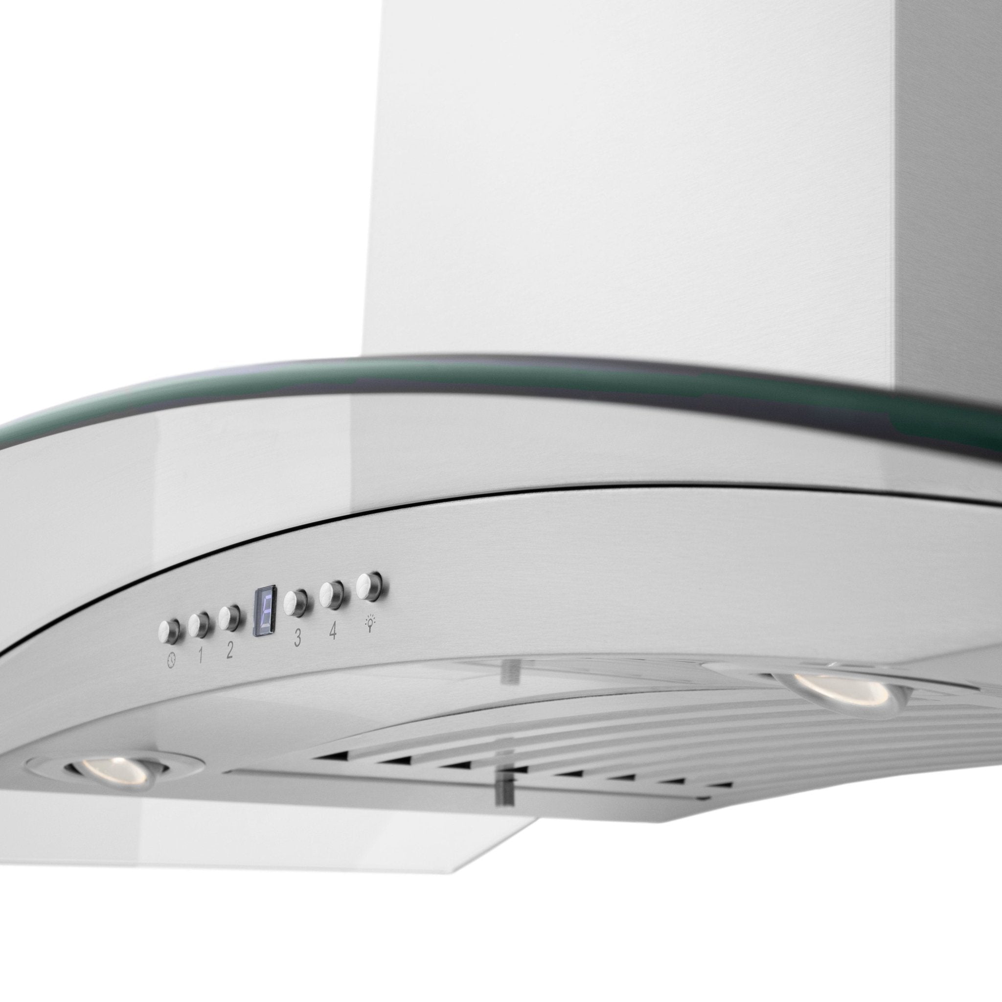 ZLINE 48" Wall Stainless Range Hood, Bluetooth Speakers, KN4CRN-BT-48