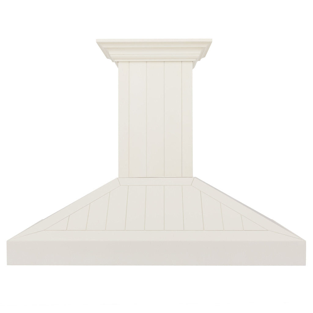 ZLINE 48" Wooden Wall Mount Range Hood in Cottage White, KPTT-48