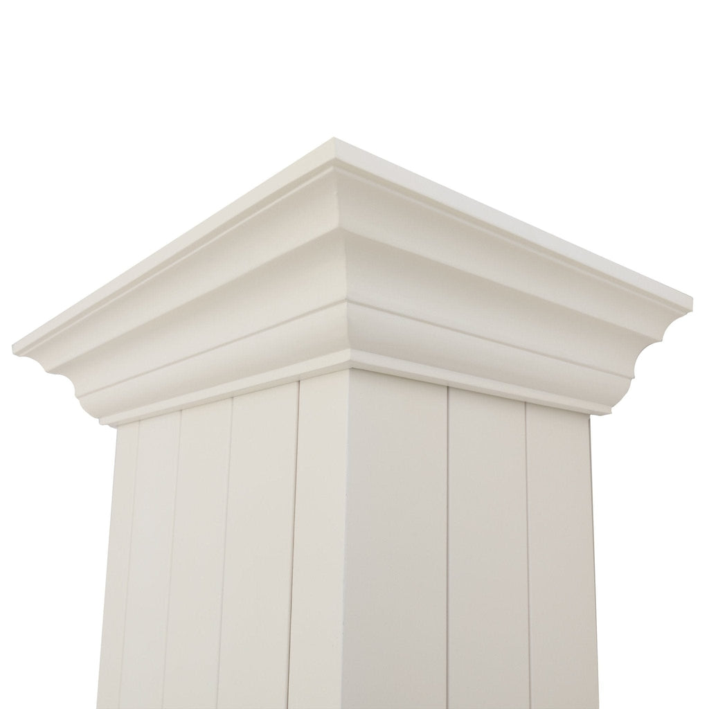 ZLINE 48" Wooden Wall Mount Range Hood in Cottage White, KPTT-48