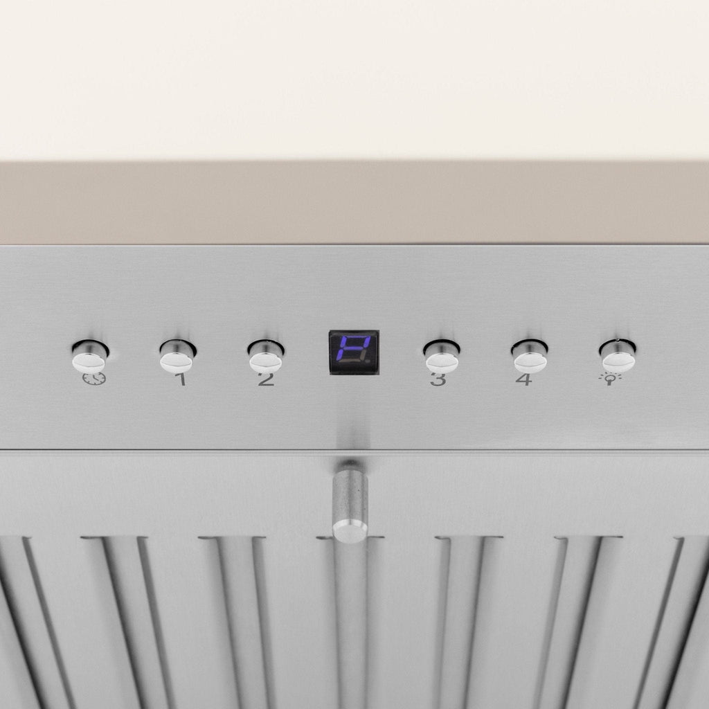 ZLINE 48" Wooden Wall Mount Range Hood in Cottage White, KPTT-48