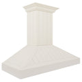 ZLINE 48" Wooden Wall Mount Range Hood in Cottage White, KPTT-48
