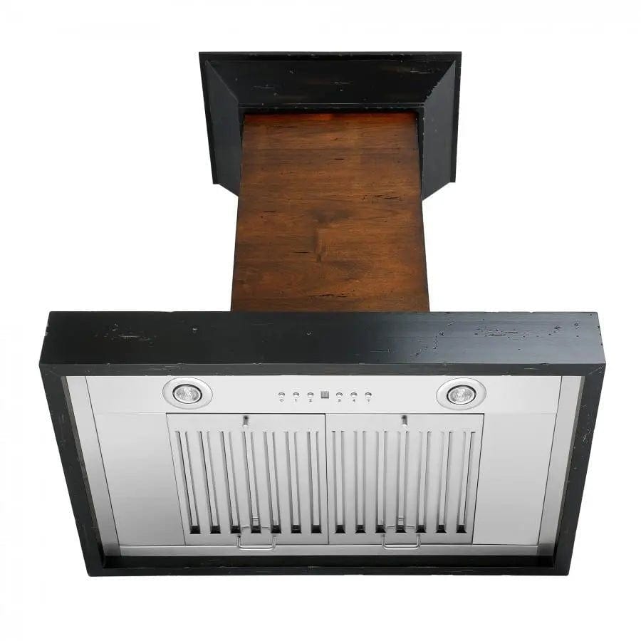 ZLINE 48" Wooden Wall Range Hood, Crown Molding KBAR-48