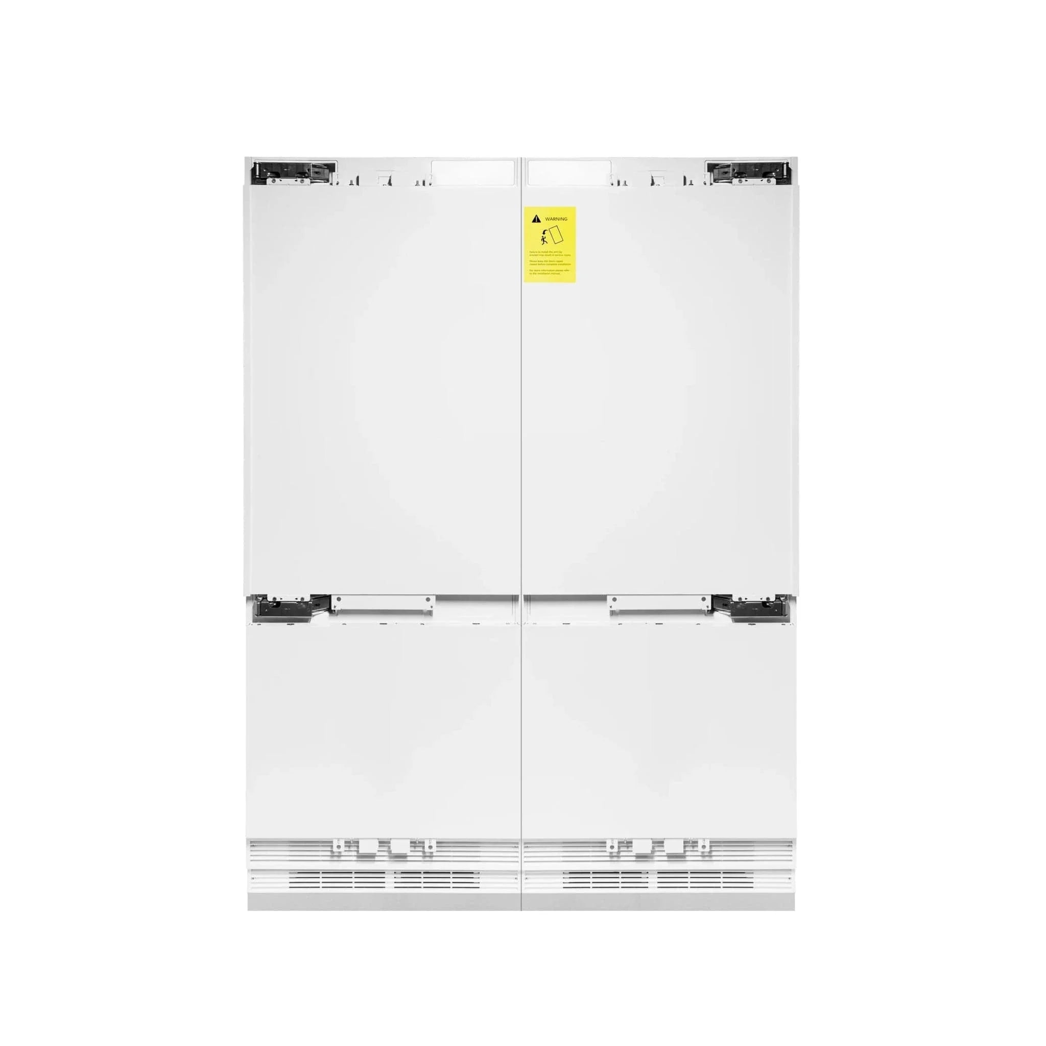 ZLINE 60" 32.2 cu. Ft. Panel Ready Built-In 4-Door French Door Refrigerator with Internal Water and Ice Dispenser RBIV-60