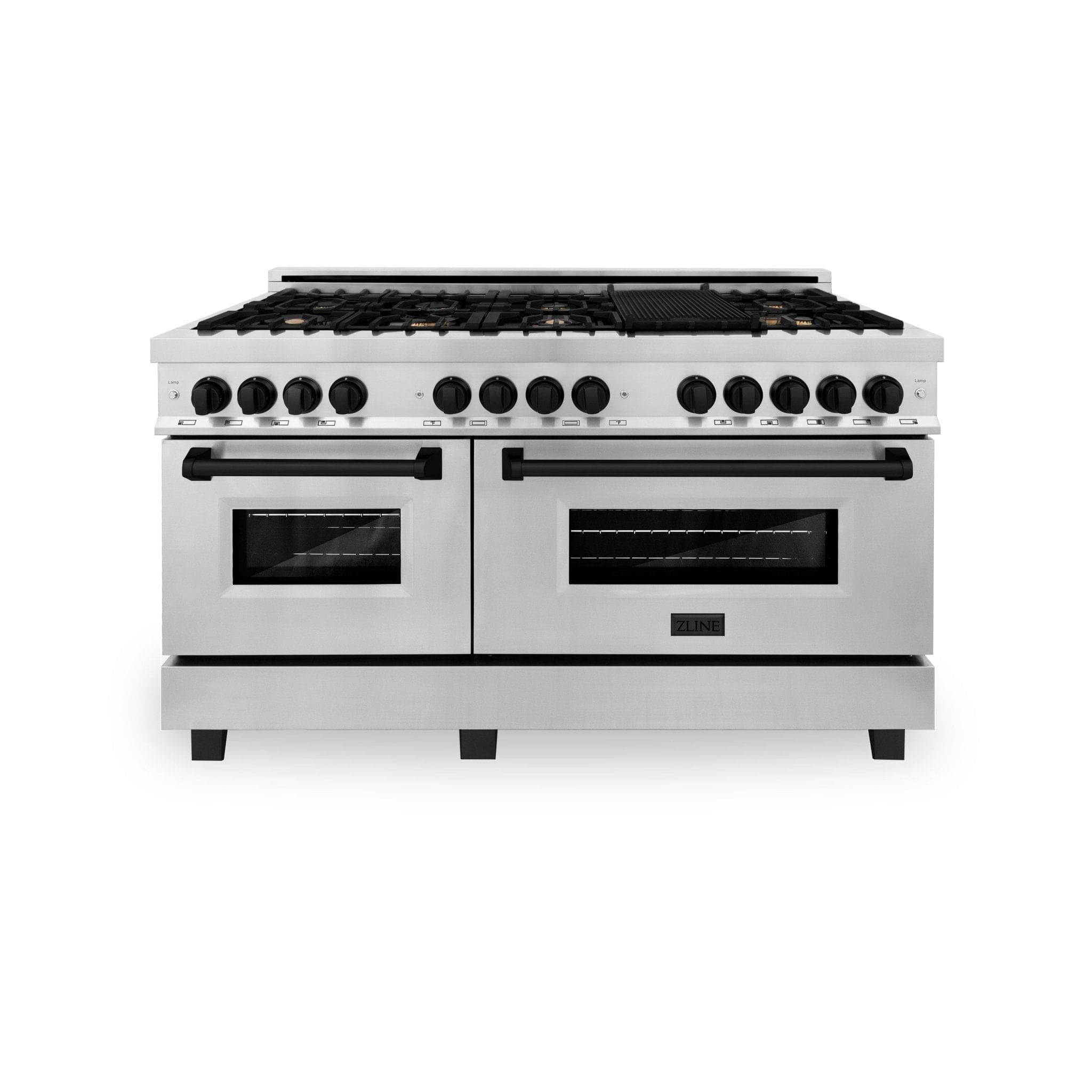 ZLINE 60" Autograph Edition, 7.4 cu. ft. Dual Fuel Range, RAZ-60-MB