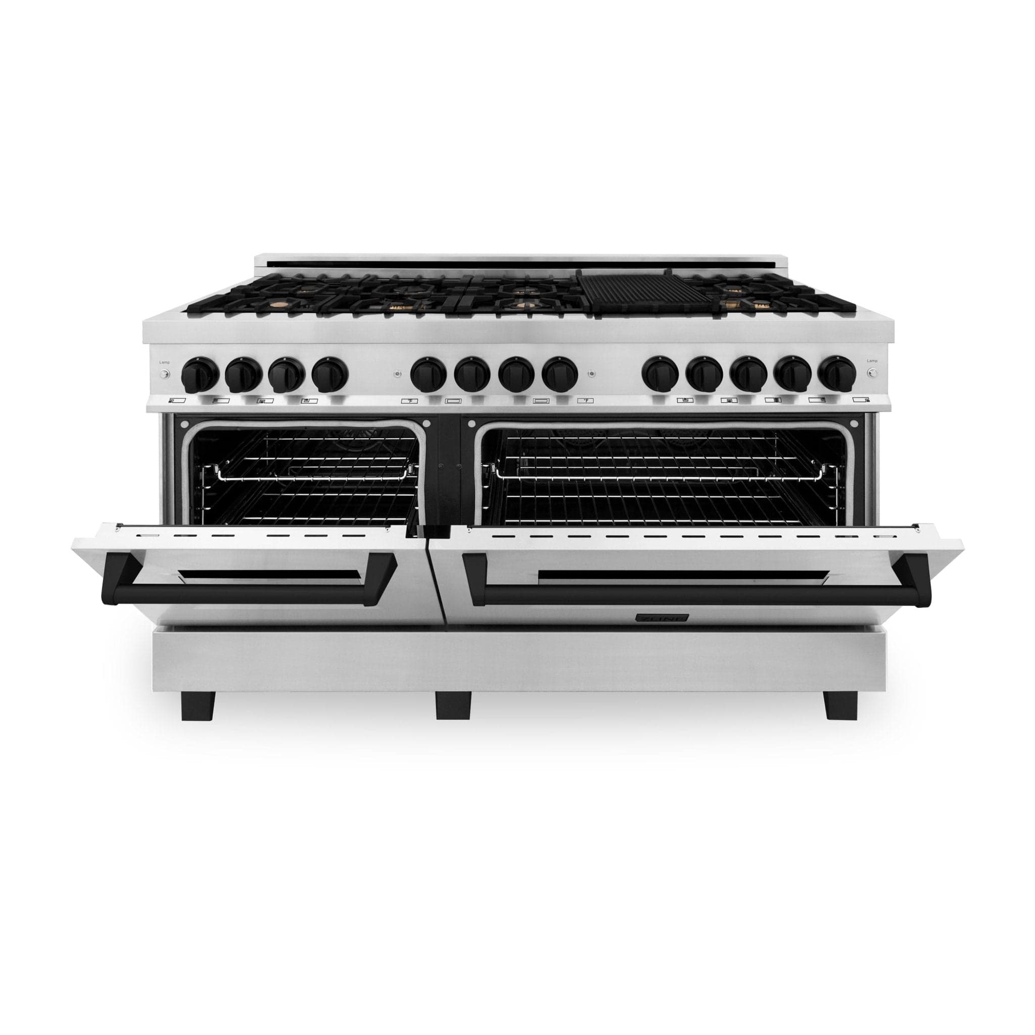ZLINE 60" Autograph Edition, 7.4 cu. ft. Dual Fuel Range, RAZ-60-MB