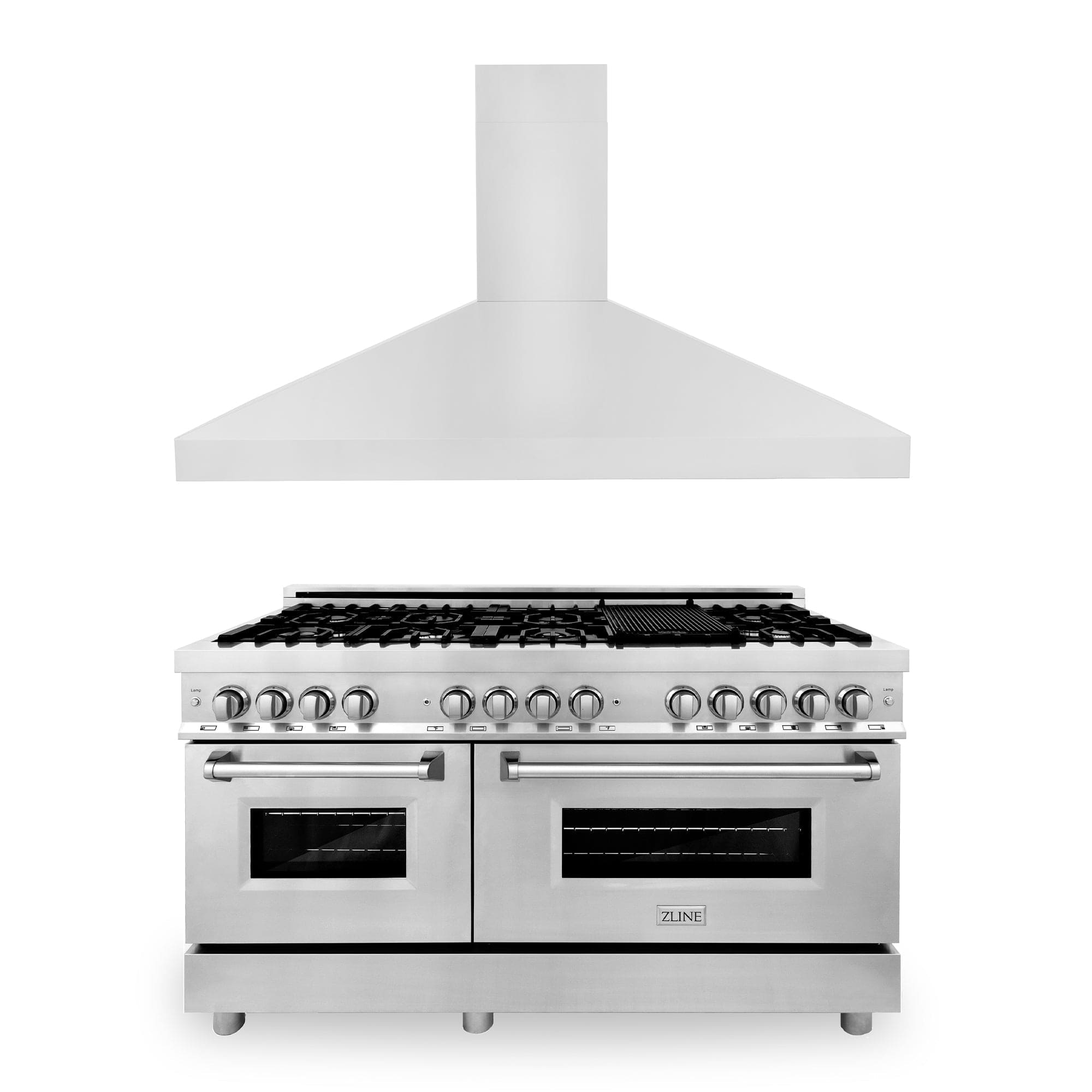 ZLINE 60" Bundle, Range RA60 & Wall Range Hood 597-60, 2KP-RARH60