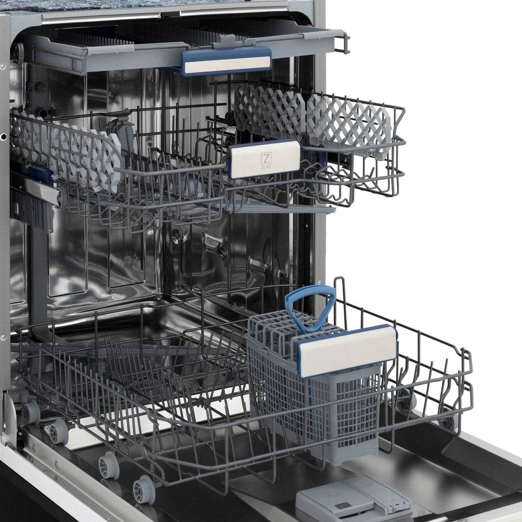 ZLINE Autograph 18" Dishwasher Black Stainless, Bronze, DWVZ-BS-18-CB