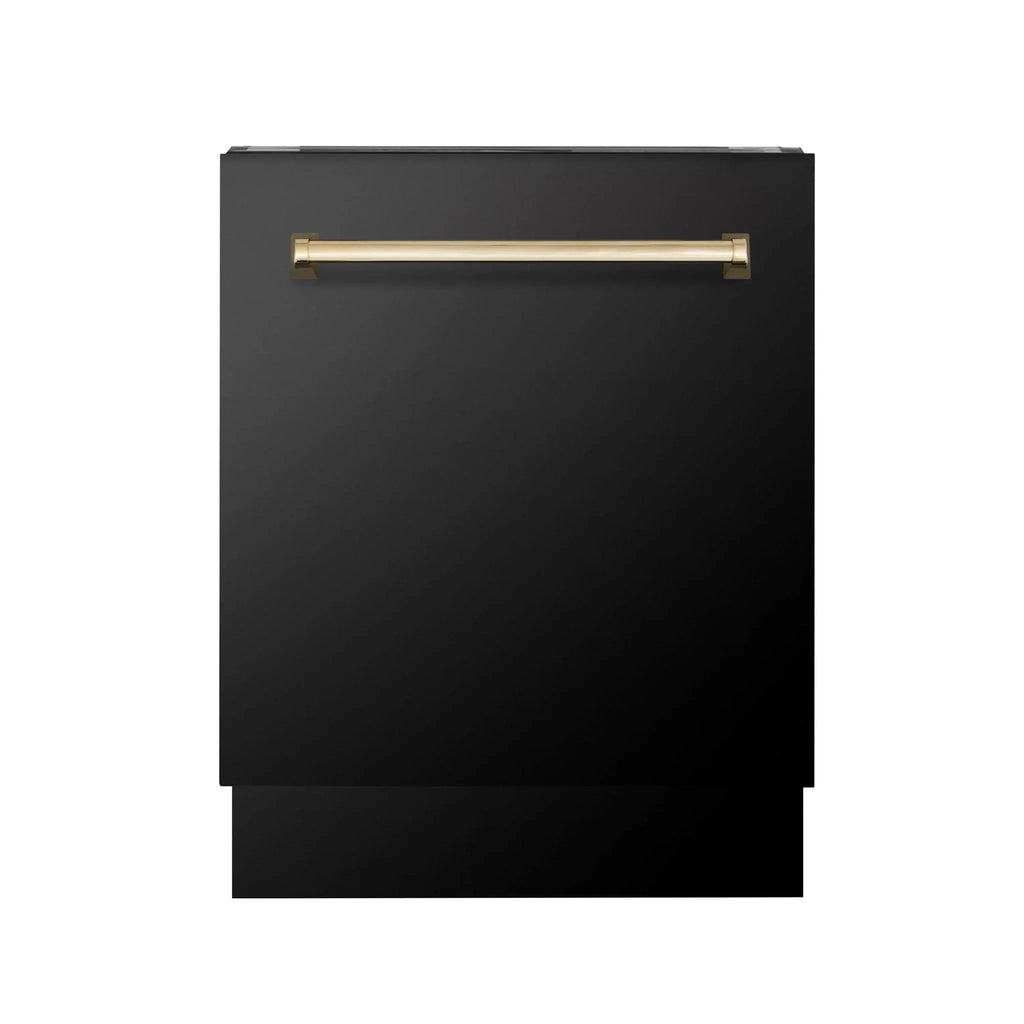 ZLINE Autograph 24" Dishwasher Black Stainless, DWVZ-BS-24-G