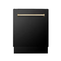 ZLINE Autograph 24" Dishwasher Black Stainless, DWVZ-BS-24-G