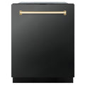 ZLINE Autograph Edition 24" Dishwasher Black Stainless, DWMTZ-BS-24-G