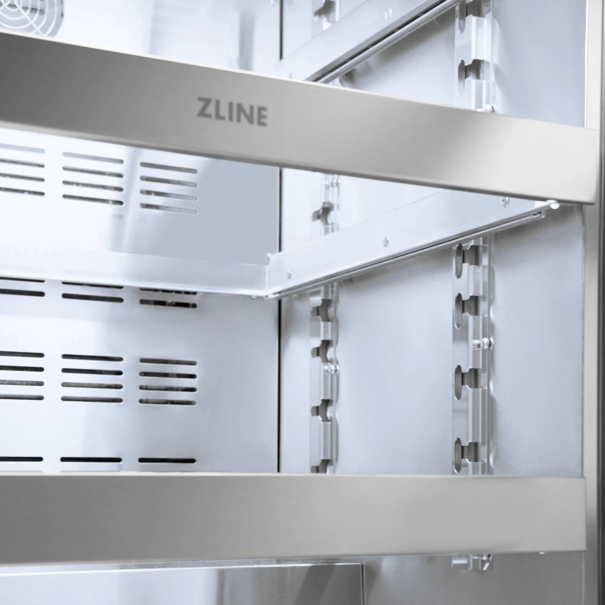 ZLINE Autograph Edition 24 in. Touchstone 151 Can Beverage Fridge With Stainless Steel Glass Door And Champagne Bronze Handle RBSOZ-GS-24-CB
