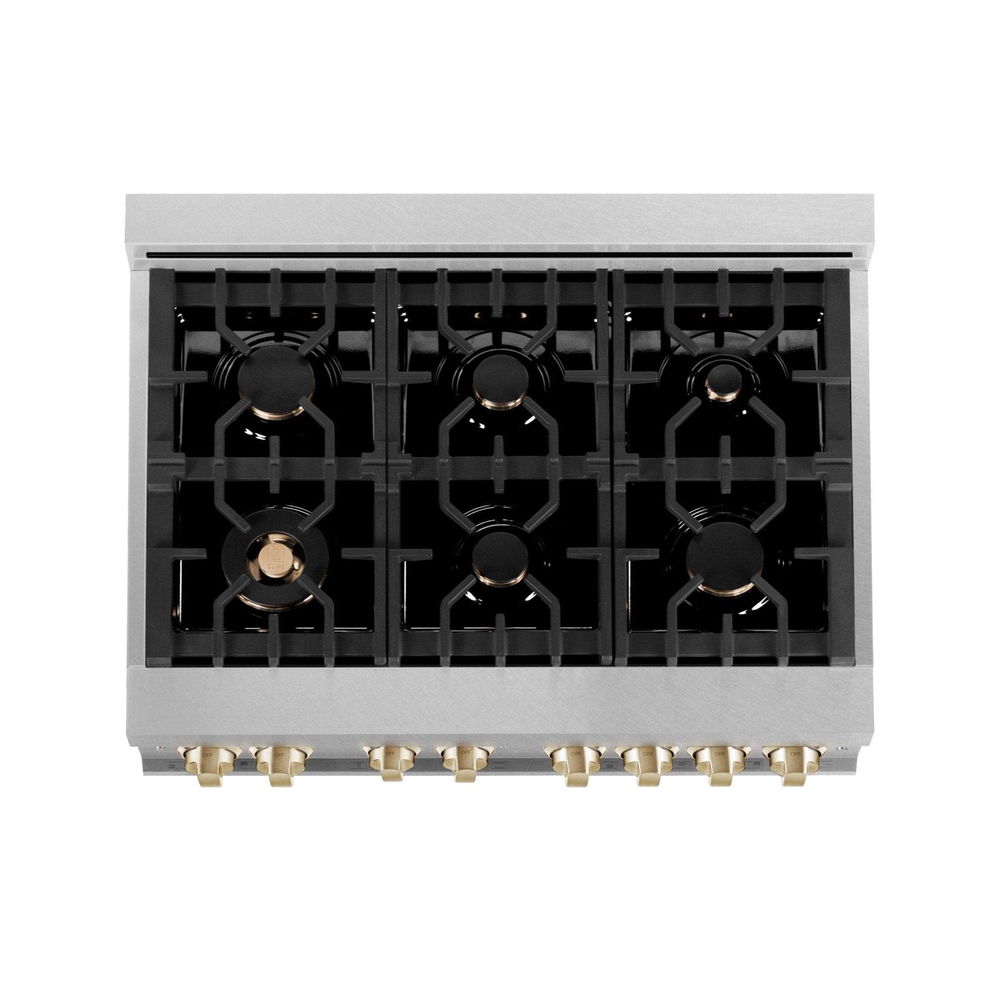 ZLINE Autograph Edition 36" Dual Fuel Range, Gold Accents, RAZ-36-G
